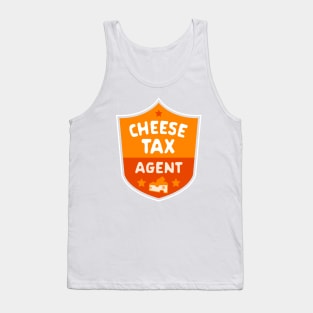 Cheese Tax Agent: Funny Food Lover Design Tank Top